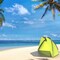 Wakeman Beach Tent and Sun Shelter - Shade Canopy for UV Protection - Easy Set-Up Tent by Yellow 75-CMP1027 - alternate 6
